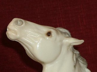 White Rearing Breyer Horse Mustang