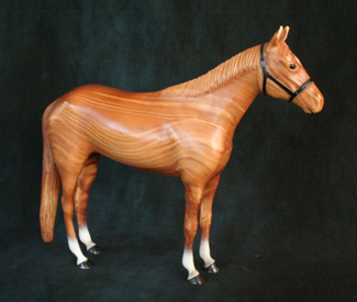 Vintage Breyer Woodgrain Racehorse