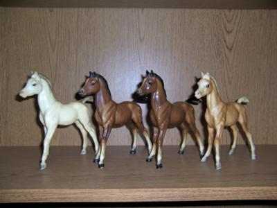 Breyer Family Arabian Foals #6, 9, 15