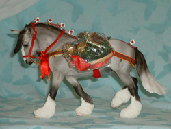 Wintersong Breyer Christmas Horse with Harness