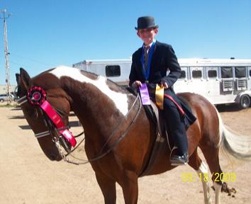 Natalie with Melody Champion National Show Horse