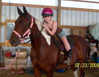 Natalie with National Show Horse Melody