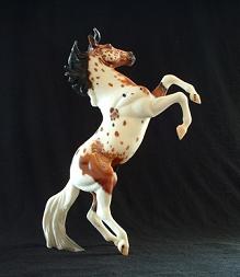 Custom Bay Tobiano Silver Breyer Horse