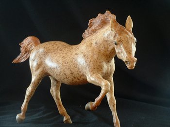 Red Roan Dappled Breyer Running Stallion