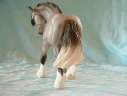 Wintersong Breyer Christmas Horse, Rear View